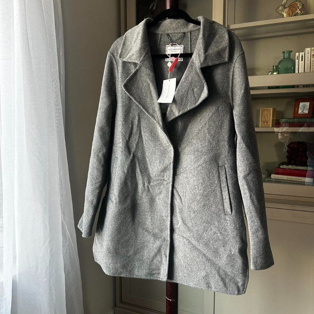 TAGS ON - Wool Blend Oversized Jacket
